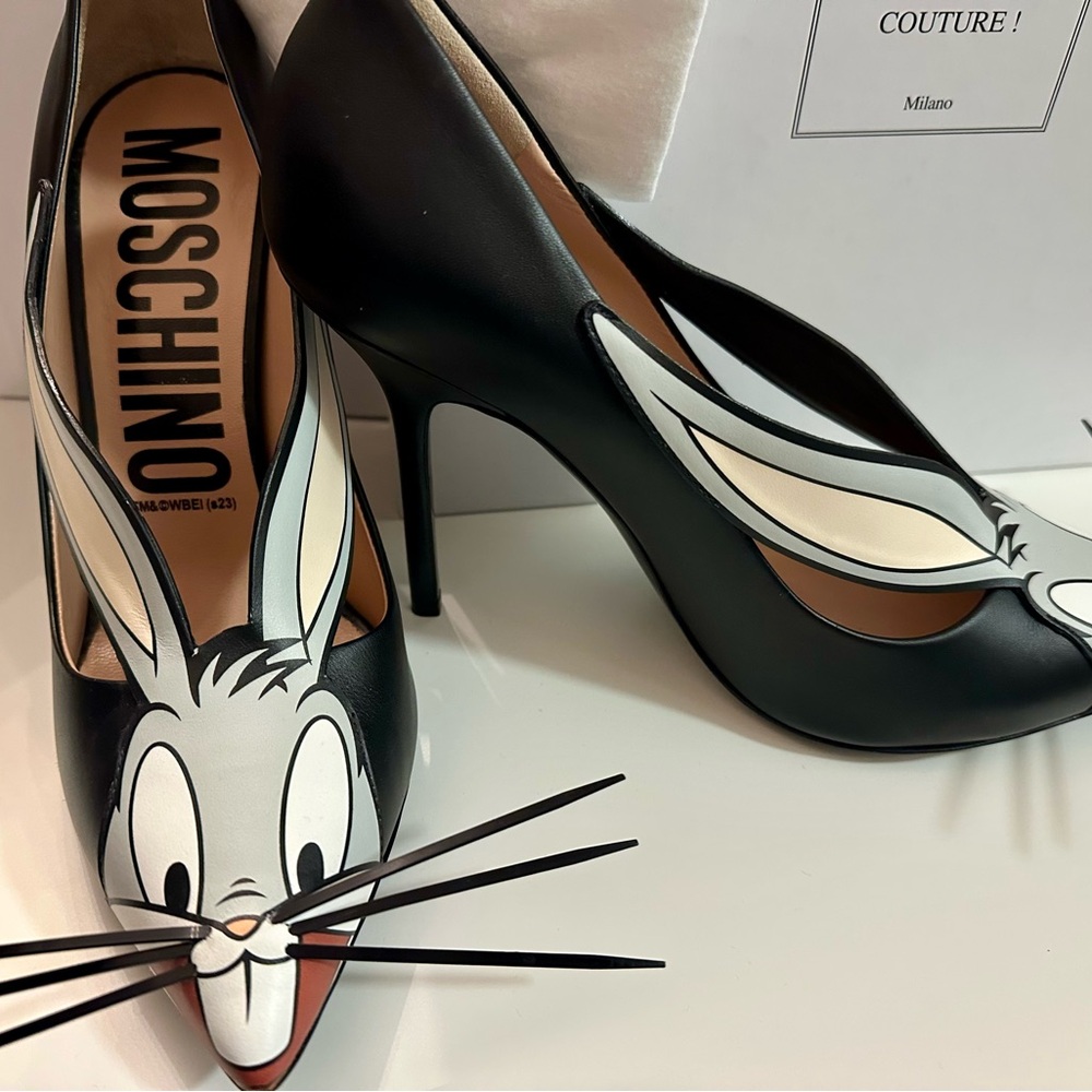 Moschino Couture Bugs Bunny heels IT 41 US 10